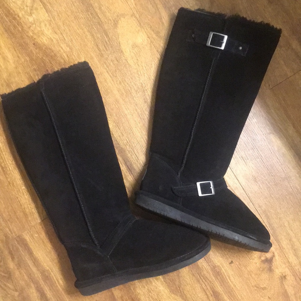 Johanna Tall Wool & Genuine Sheepskin Lined Boot